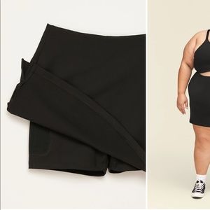 Girlfriend collective black skort